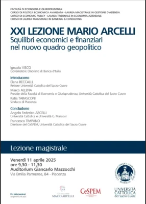 Locandina XXI Lezione Mario Arcelli